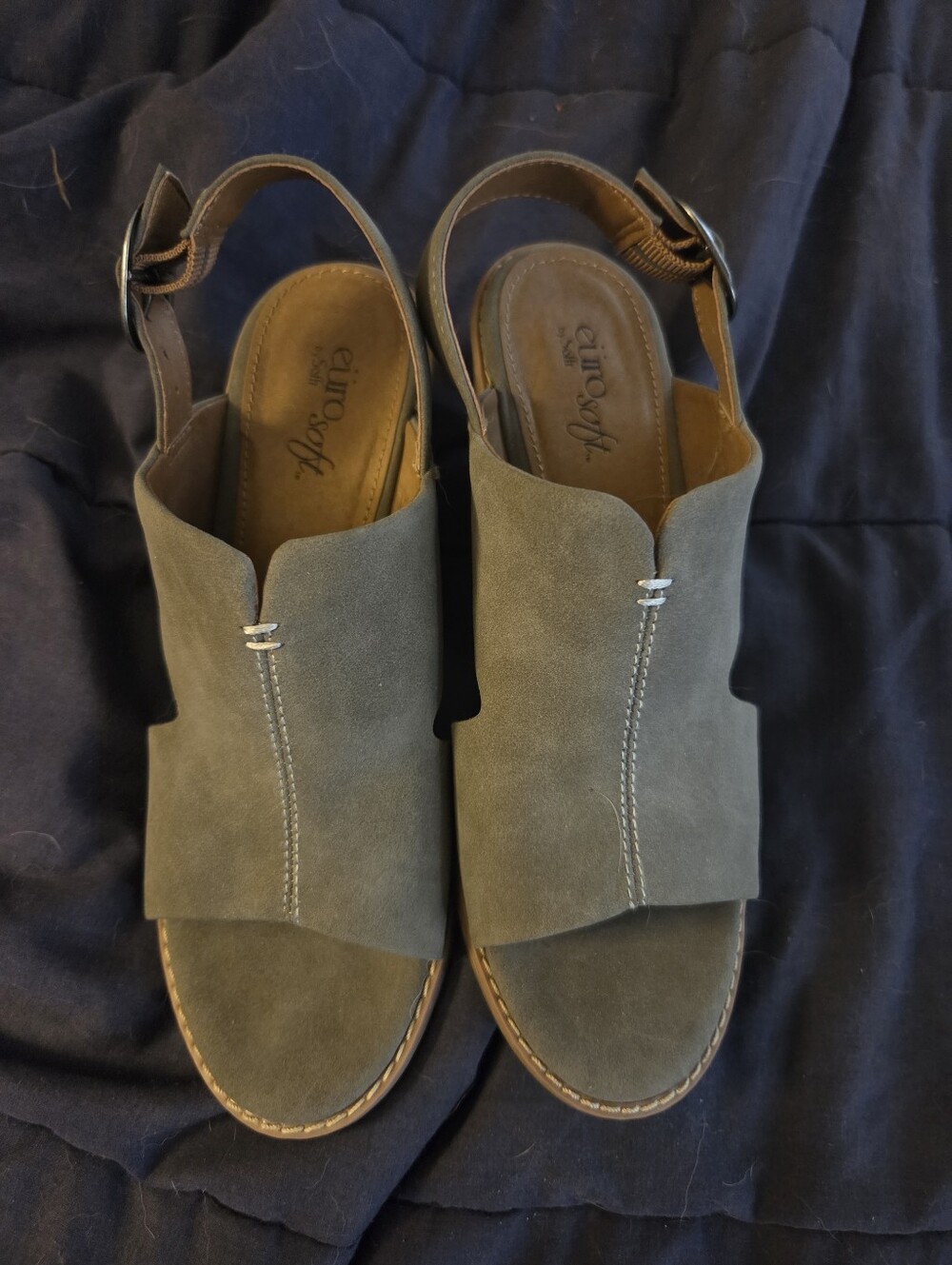 Euro Soft Bootie Sandals size 7